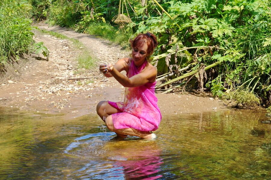 On Ford from Scherbikha river