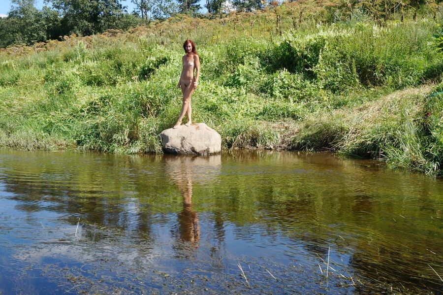 On the Stone in Volga-river