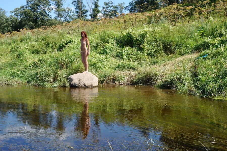 On the Stone in Volga-river