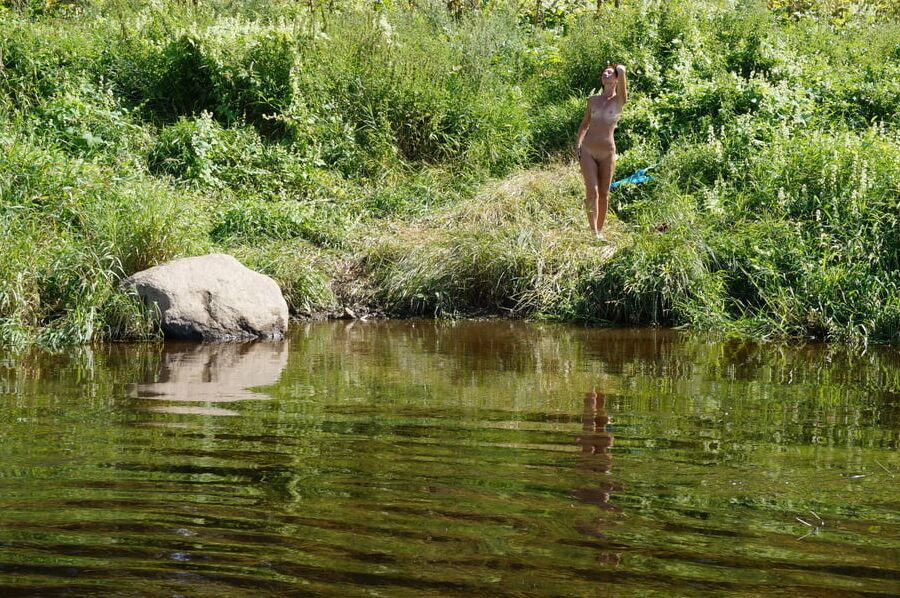On the Stone in Volga-river