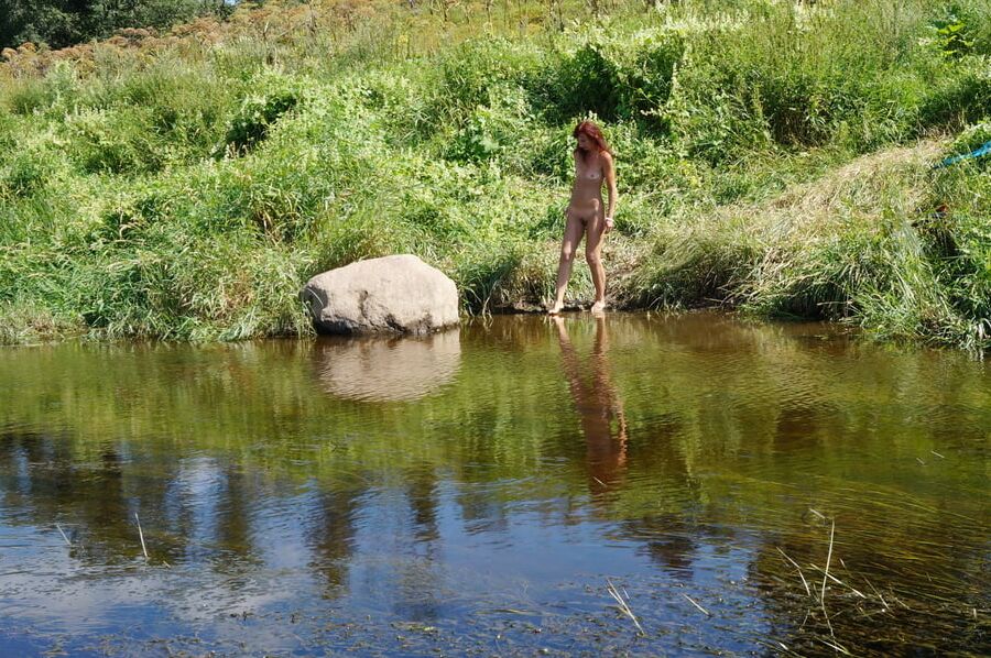 On the Stone in Volga-river