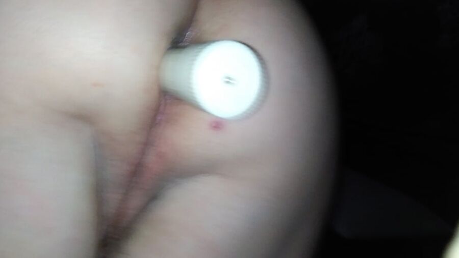 Fat Slag Mum Toy her Ass