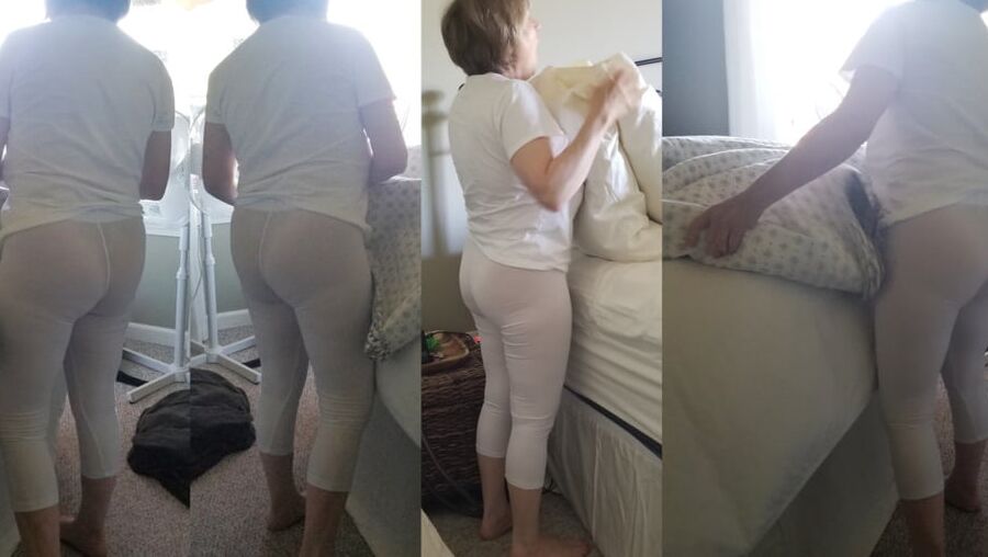 Yoga pants still look hot on 64 year old MarieRocks
