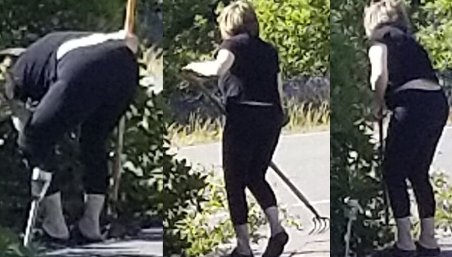 Yoga pants still look hot on 64 year old MarieRocks