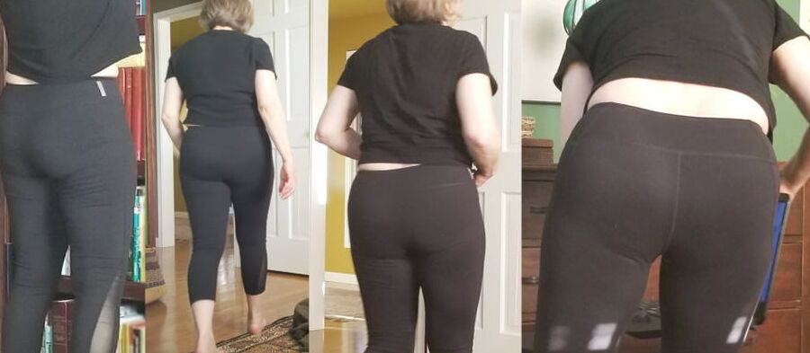 Yoga pants still look hot on 64 year old MarieRocks