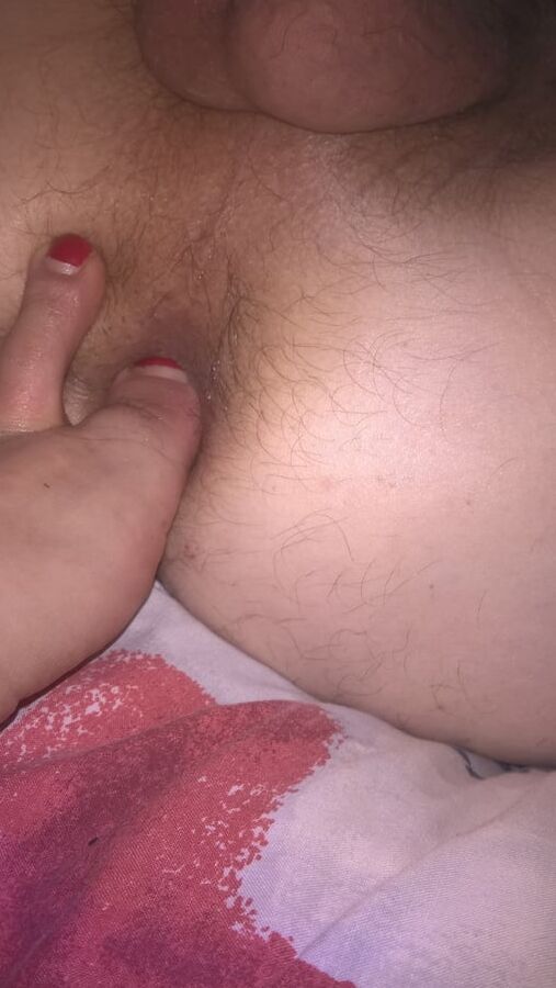 Hairy Mature Wife Toes In Husband Ass