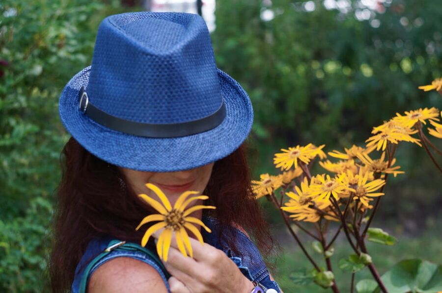 With Orange Flowers