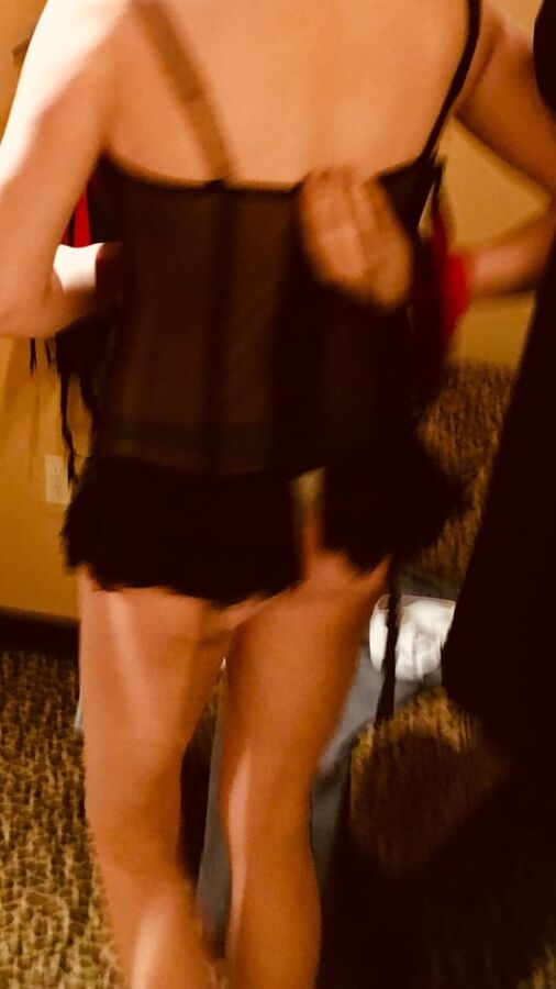 Twisty in the adult store change room