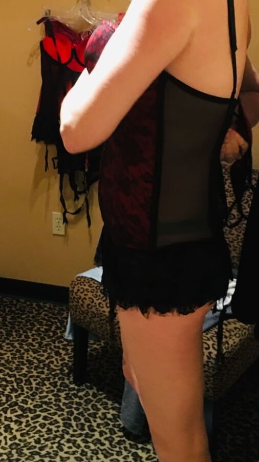 Twisty in the adult store change room