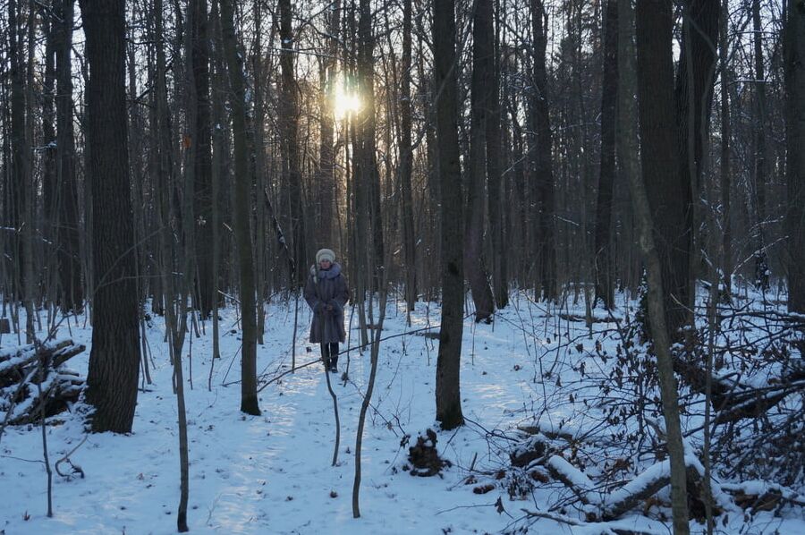 By Sun ray