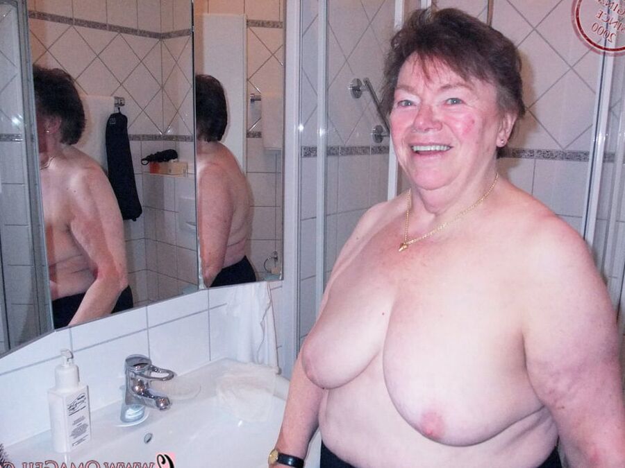 Collection of very old and fat amateur grannies