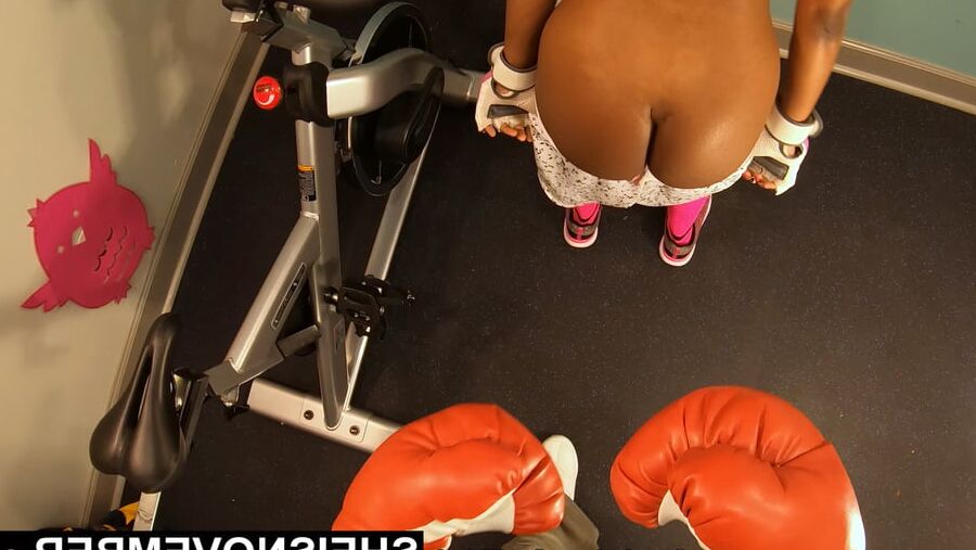Boxing Big Black Ass Msnovember Booty Punching Butt 4k HD