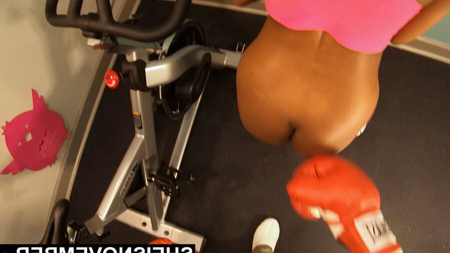 Boxing Big Black Ass Msnovember Booty Punching Butt 4k HD