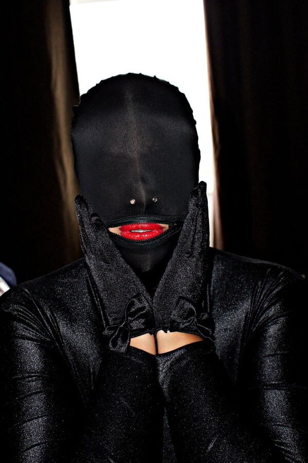 Hood and Red Lipstick
