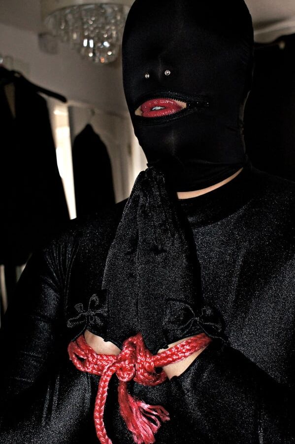 Hood and Red Lipstick