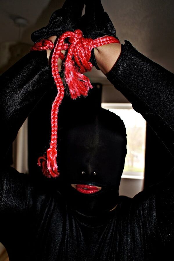 Hood and Red Lipstick