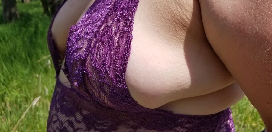 Sexy BBW Outdoors