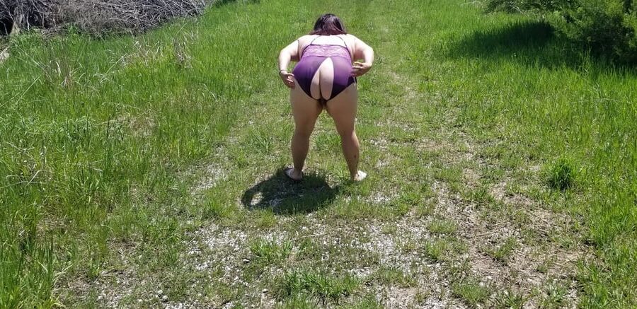 Sexy BBW Outdoors