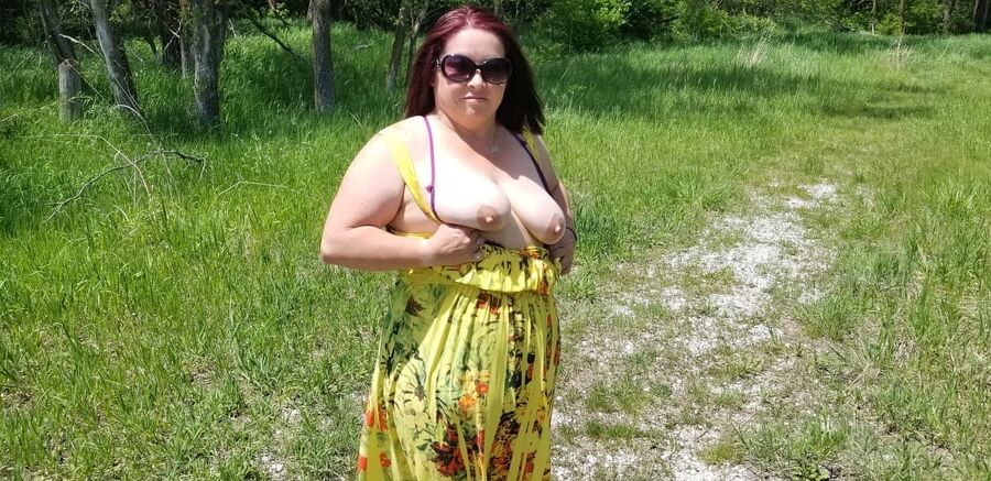 Sexy BBW Outdoors