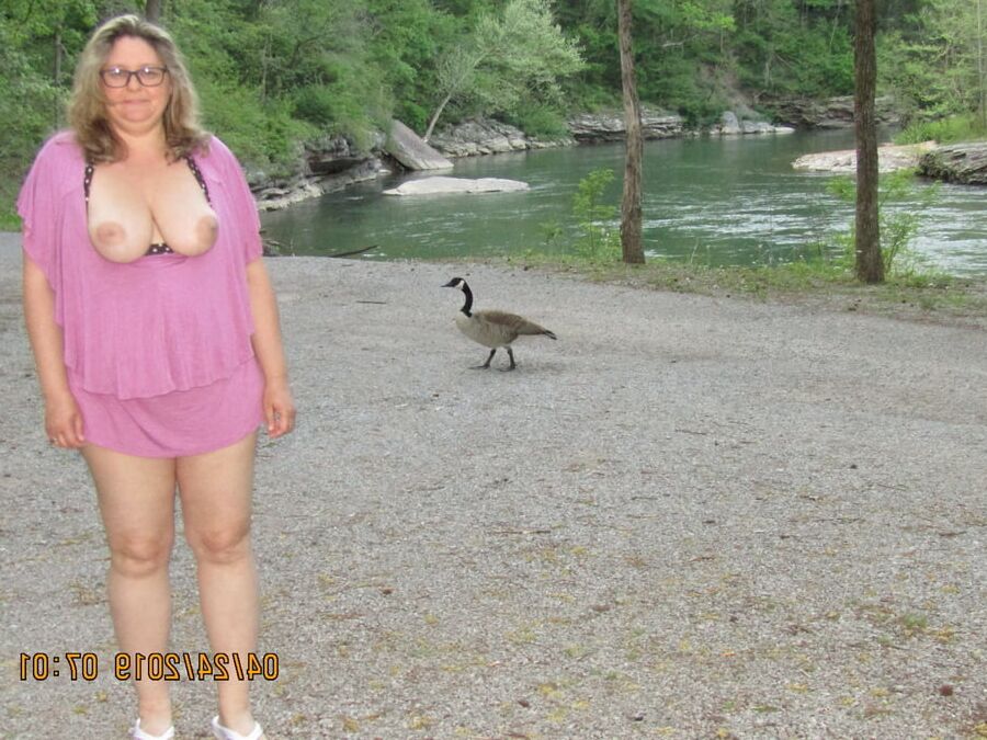 Wife outdoor fun