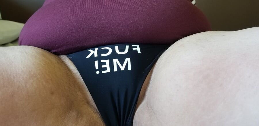 Sexy BBW Fuck Me Panties