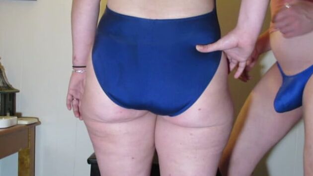 PAWG BBW Booty in One Piece Swimsuit Spandex Ass Mature Butt