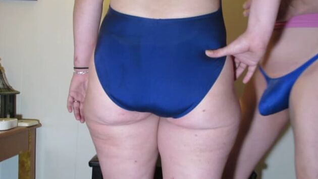 PAWG BBW Booty in One Piece Swimsuit Spandex Ass Mature Butt