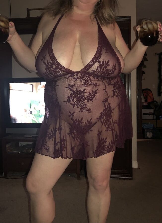 Burgundy Babydoll