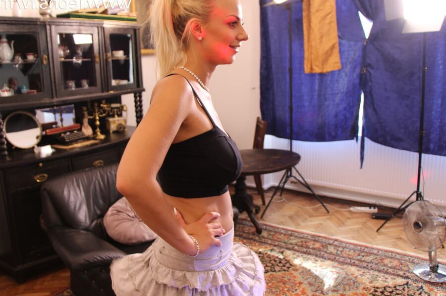 Nicole has a new Flirty Mini Skirt