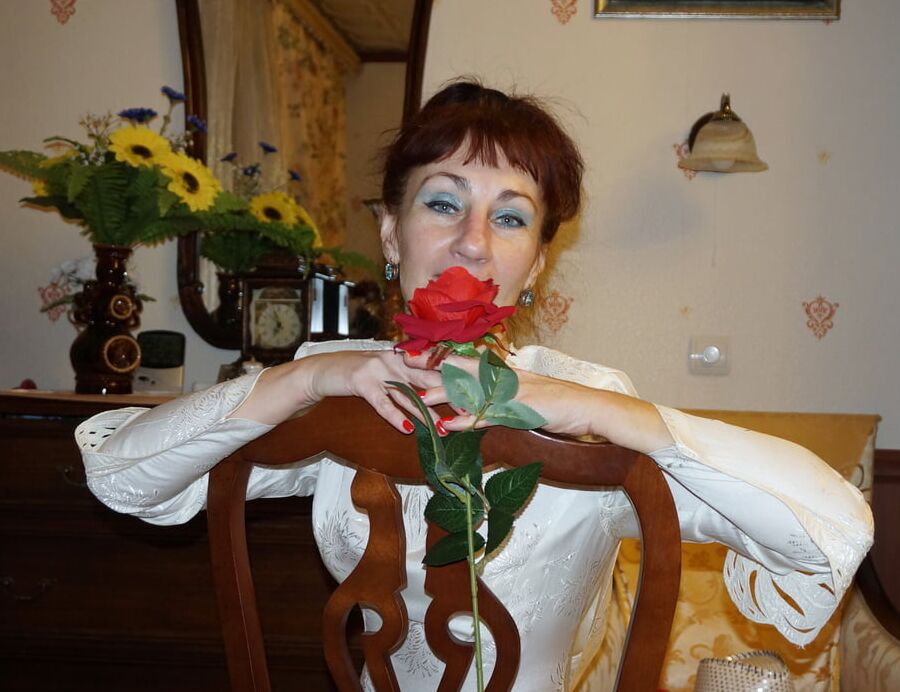 In the same wedding dress
