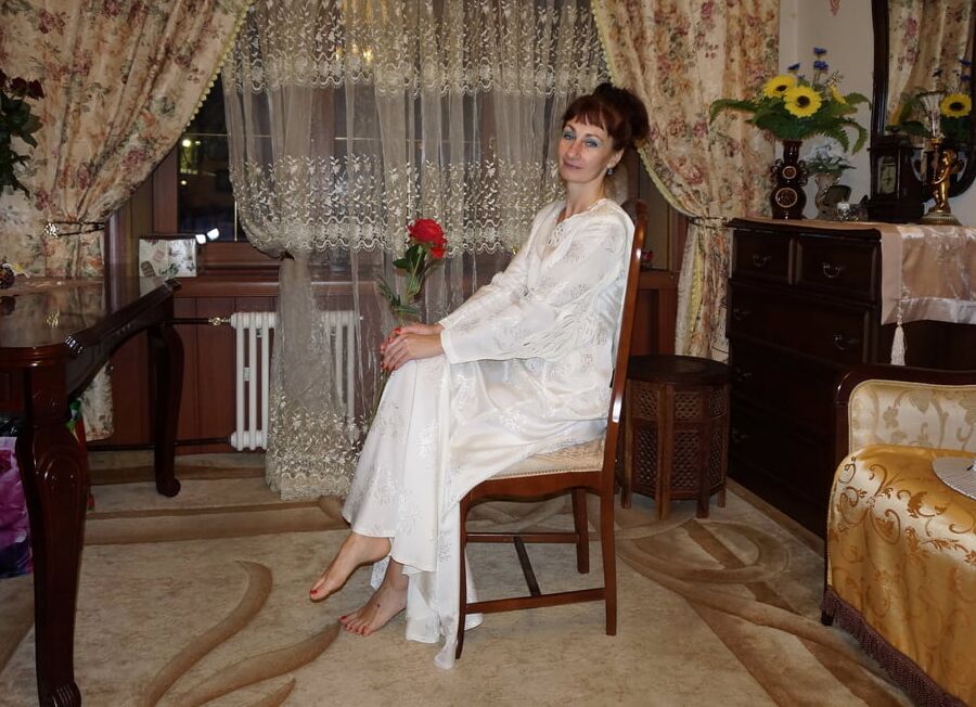 In the same wedding dress