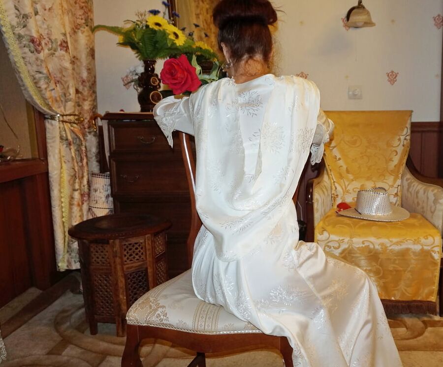 In the same wedding dress