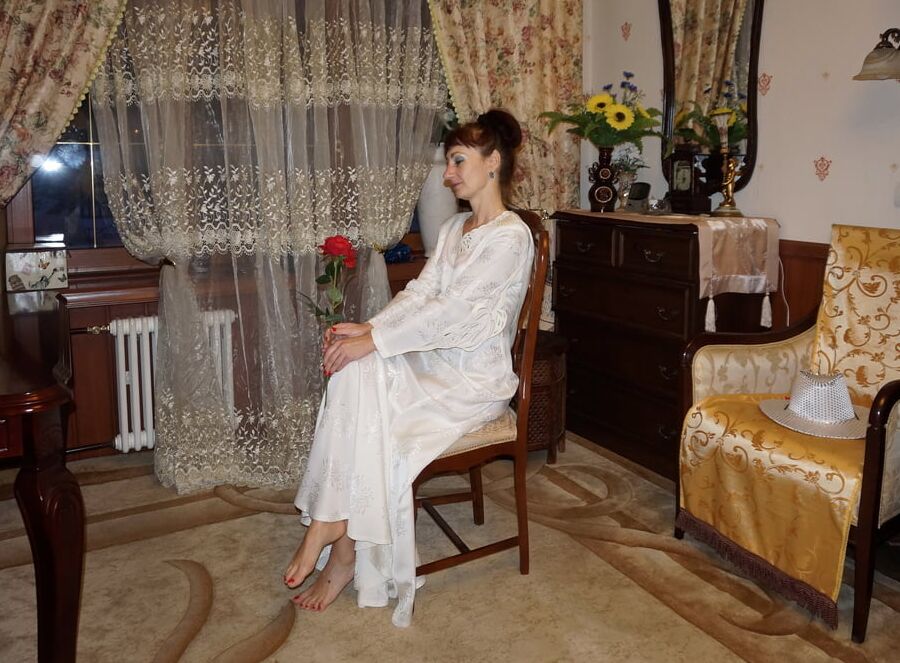 In the same wedding dress
