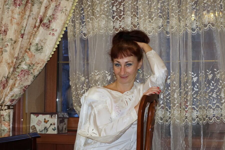 In the same wedding dress