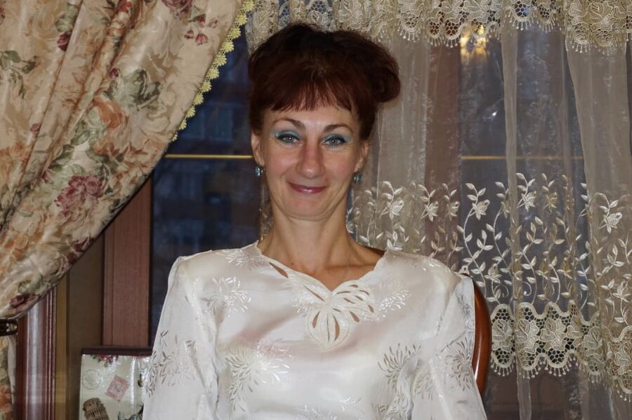 In the same wedding dress
