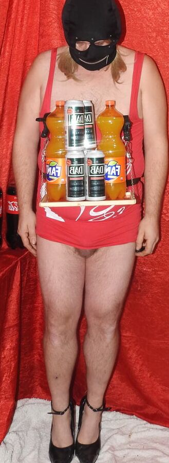 Sissy Maid Served Soda