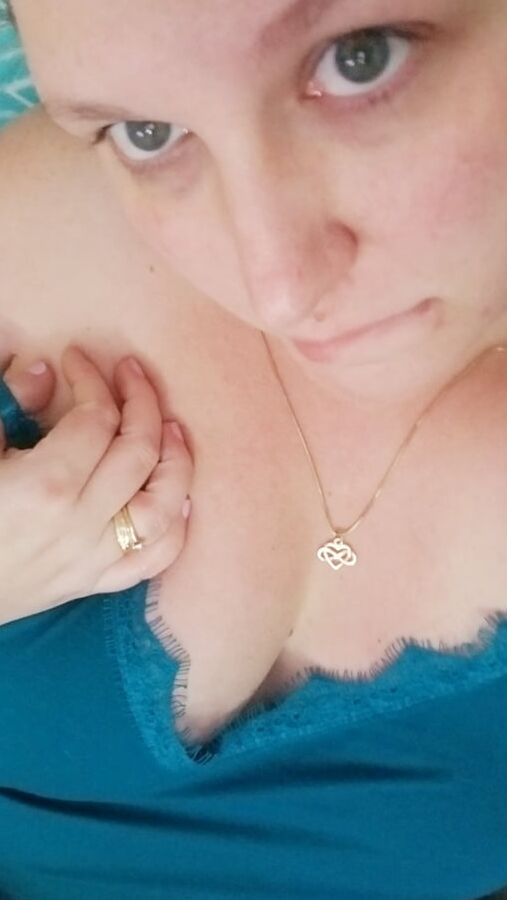 Photo fun teasing my guy while he is working milf  hot wife