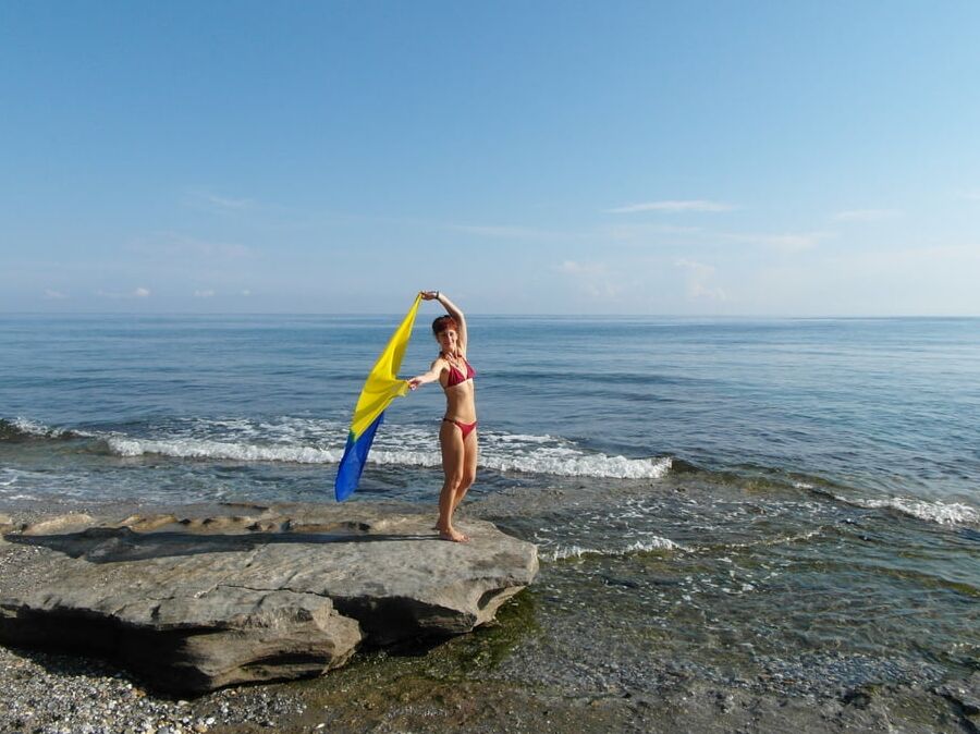 On beach Alanya, Antalia, Turkey