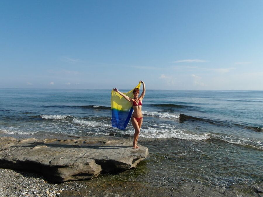 On beach Alanya, Antalia, Turkey