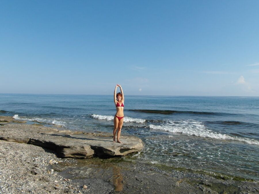 On beach Alanya, Antalia, Turkey