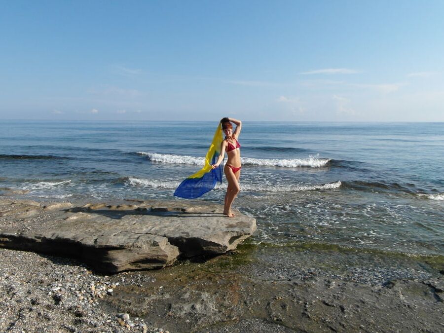 On beach Alanya, Antalia, Turkey