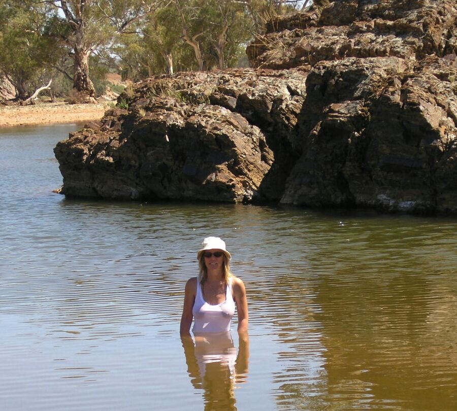 Up the creek