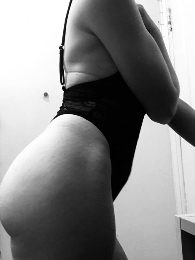 Perky titties in black lace