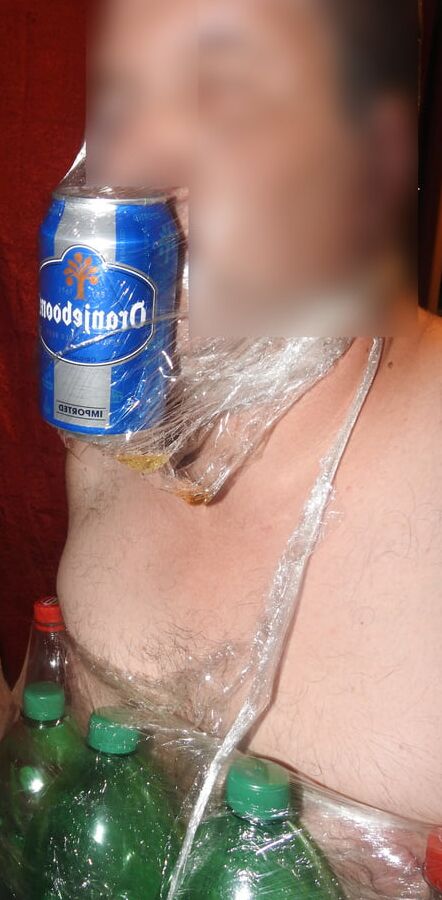 Bottle Bondage Celophane