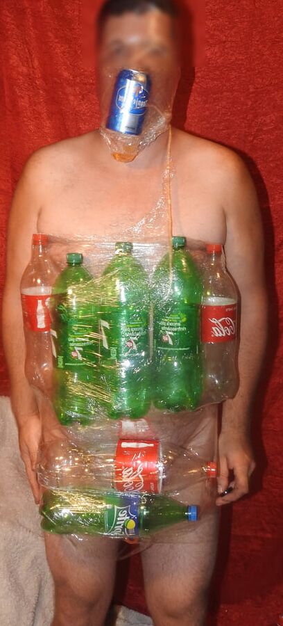 Bottle Bondage Celophane