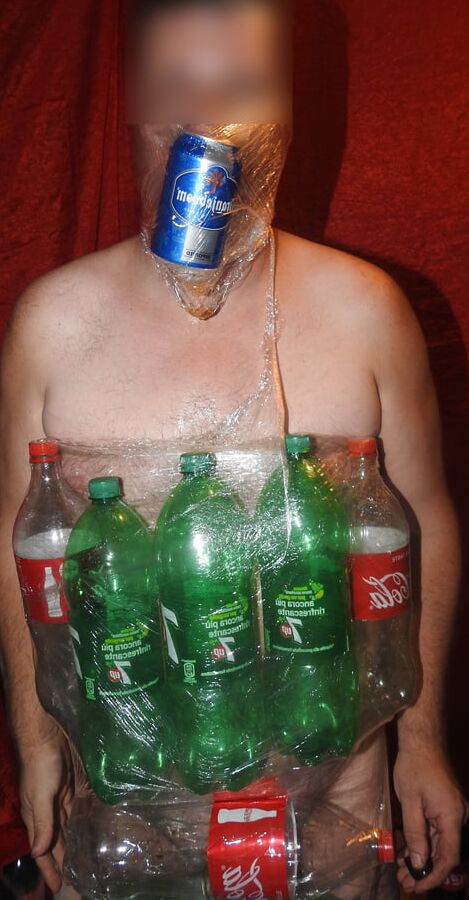 Bottle Bondage Celophane