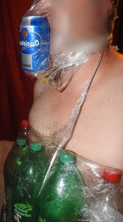 Bottle Bondage Celophane
