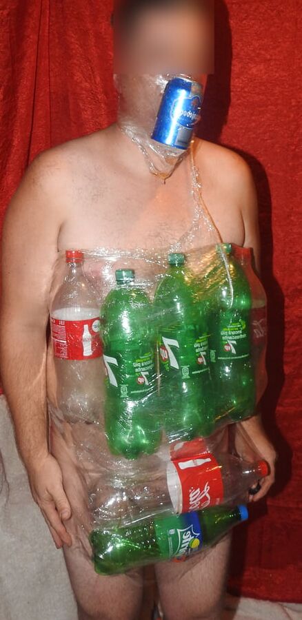 Bottle Bondage Celophane