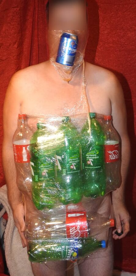 Bottle Bondage Celophane