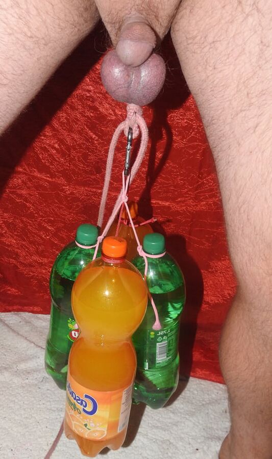 Bottle Play with my Balls